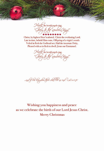 Large Boxed Christmas Card Assortment- Joyful Greetings - 24 cards and envelopes