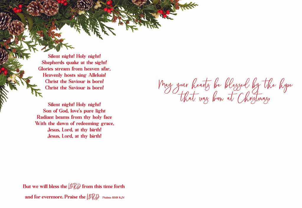 Large Boxed Christmas Card Assortment- Peace and Joy - 24 cards and envelopes