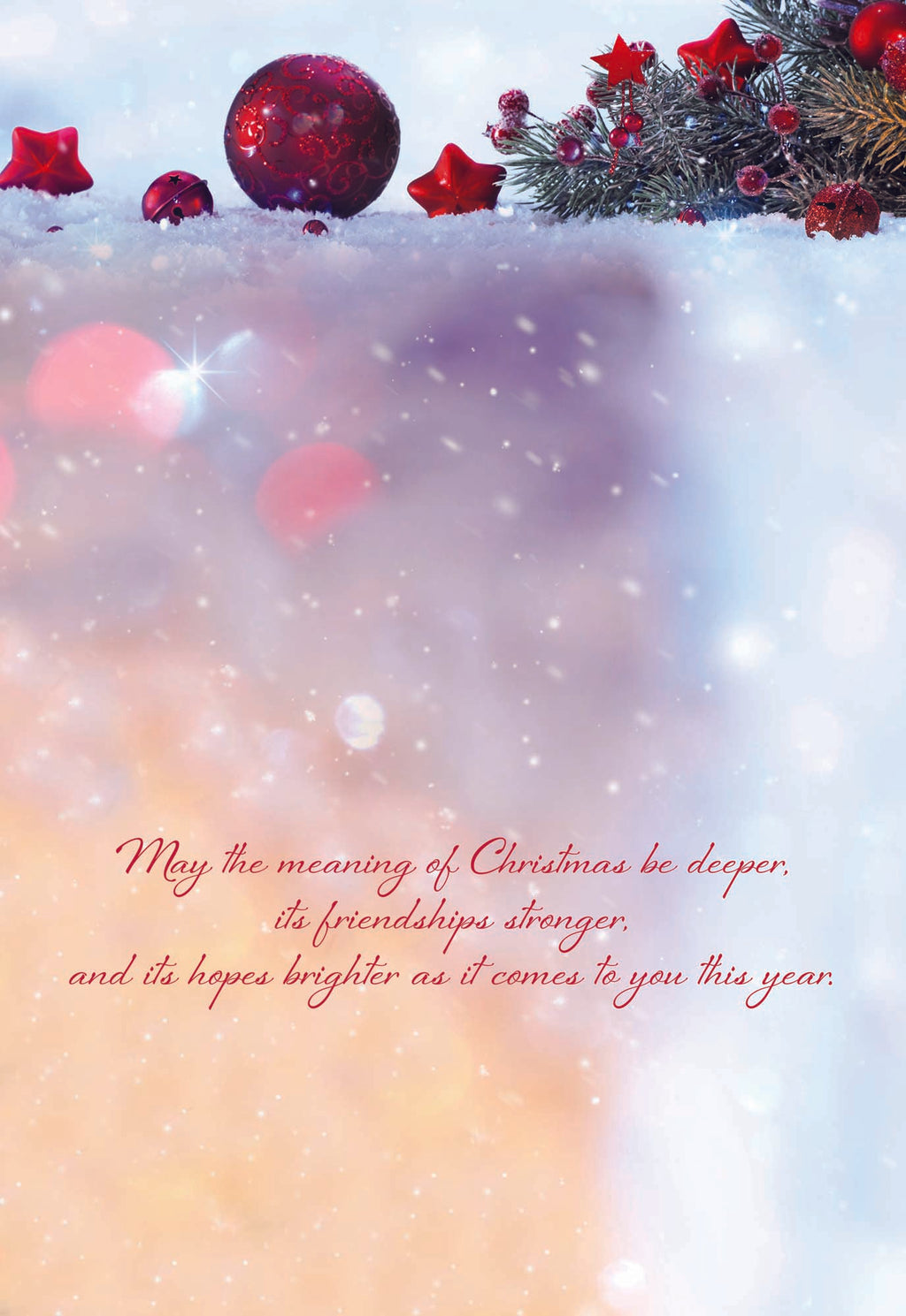 Large Boxed Christmas Card Assortment- Peace and Joy - 24 cards and envelopes