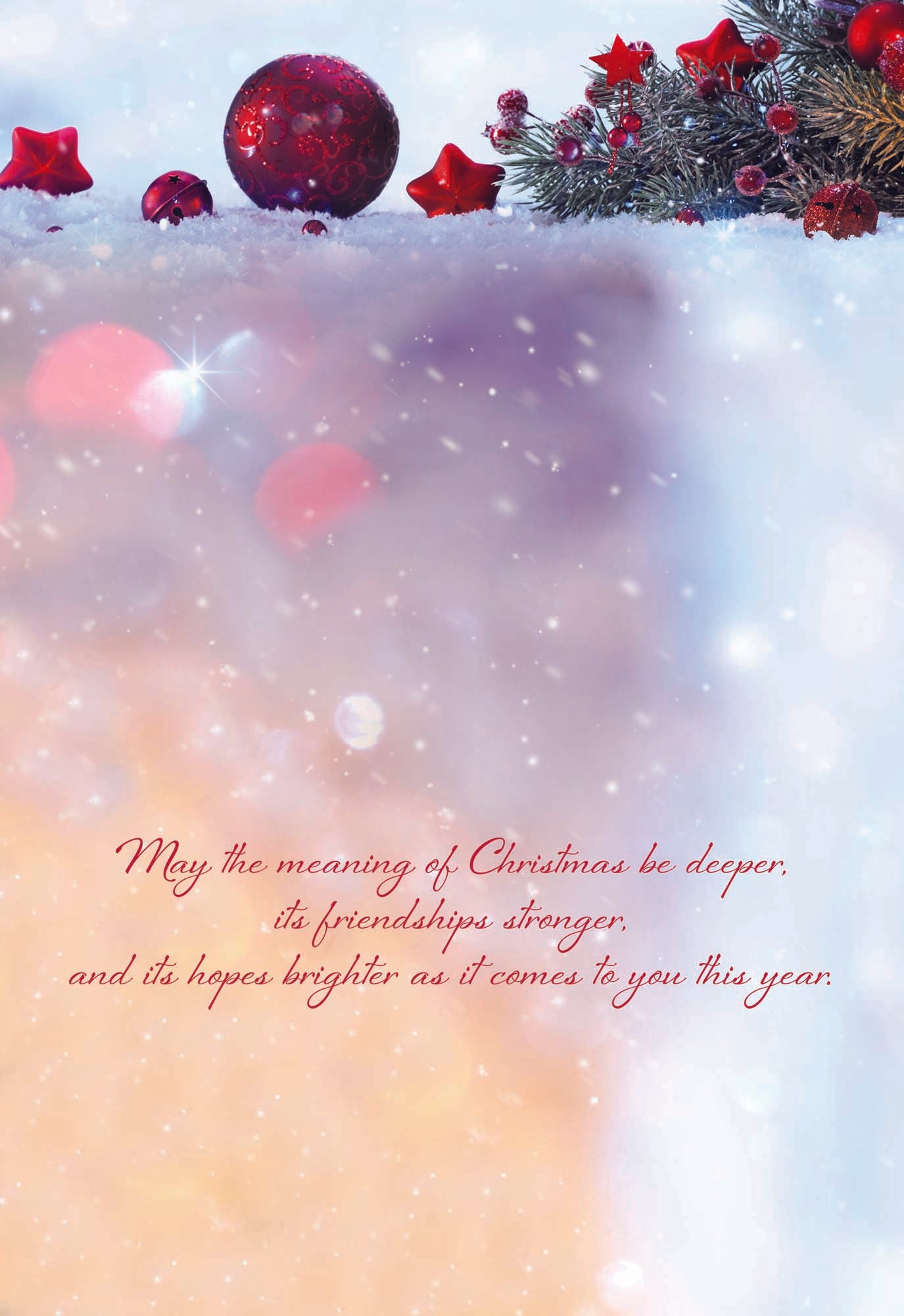 Large Boxed Christmas Card Assortment- Peace and Joy - 24 cards and envelopes