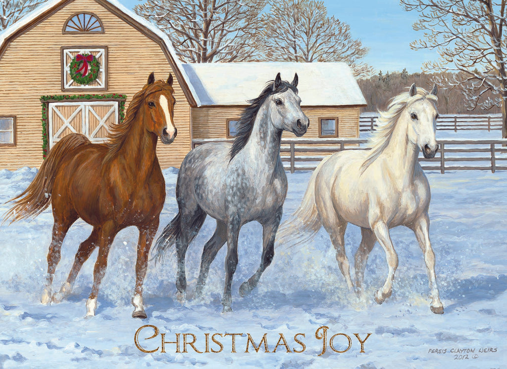 Large Boxed Christmas Card Assortment- Peace and Joy - 24 cards and envelopes