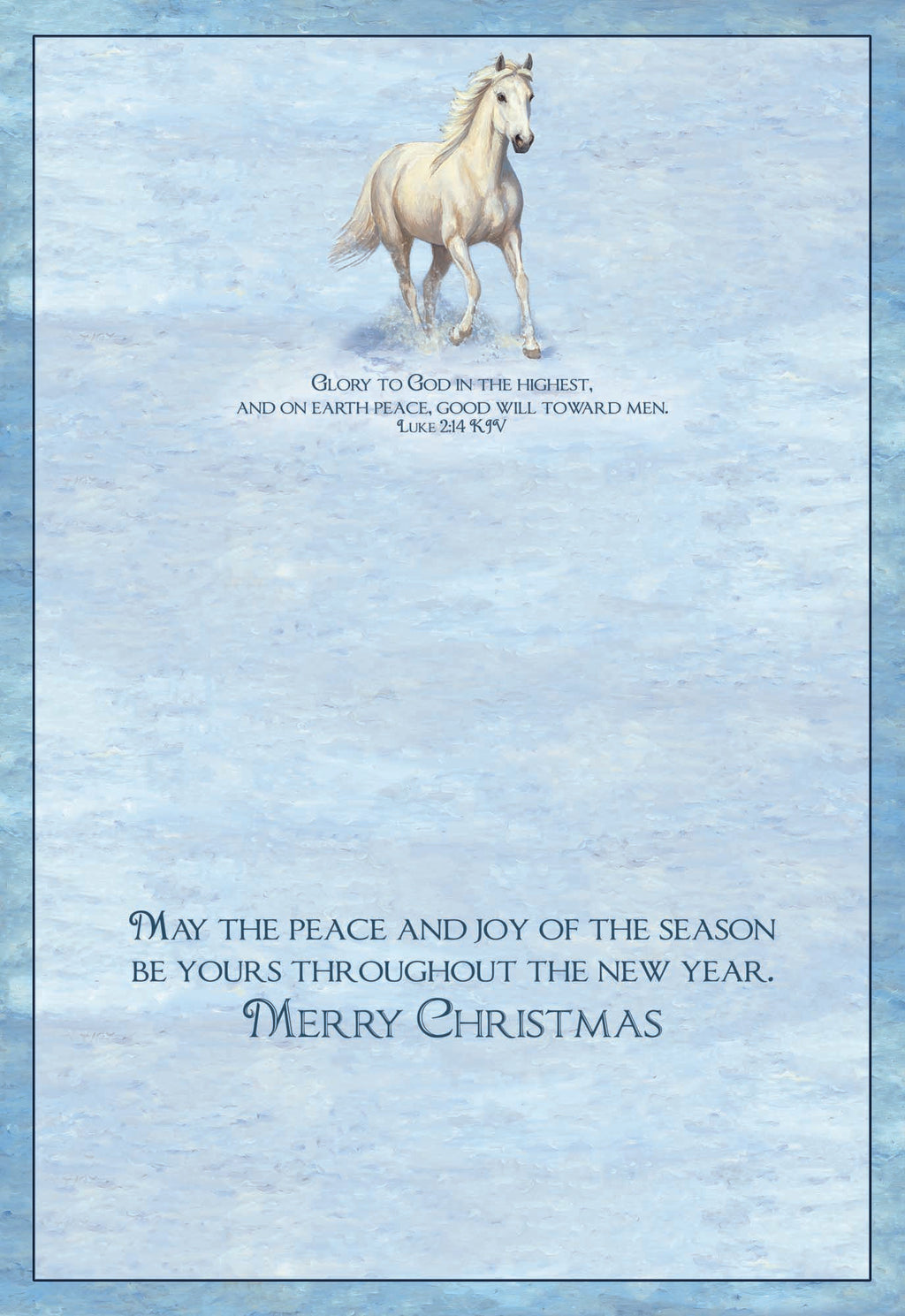 Large Boxed Christmas Card Assortment- Peace and Joy - 24 cards and envelopes