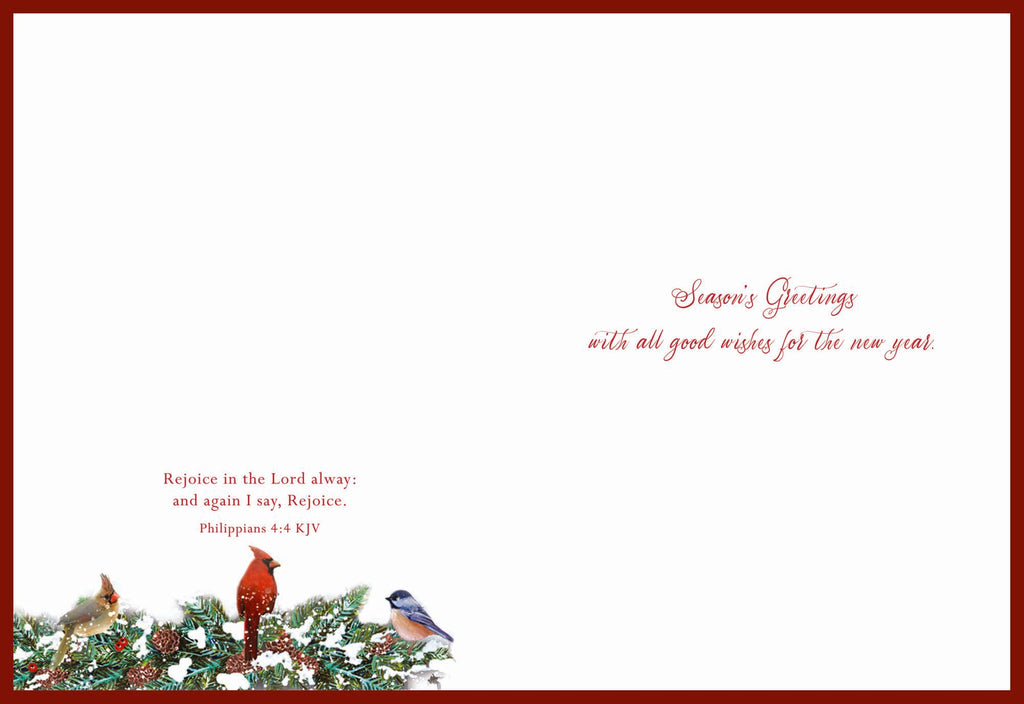 Large Boxed Christmas Card Assortment- Joyful Greetings - 24 cards and envelopes