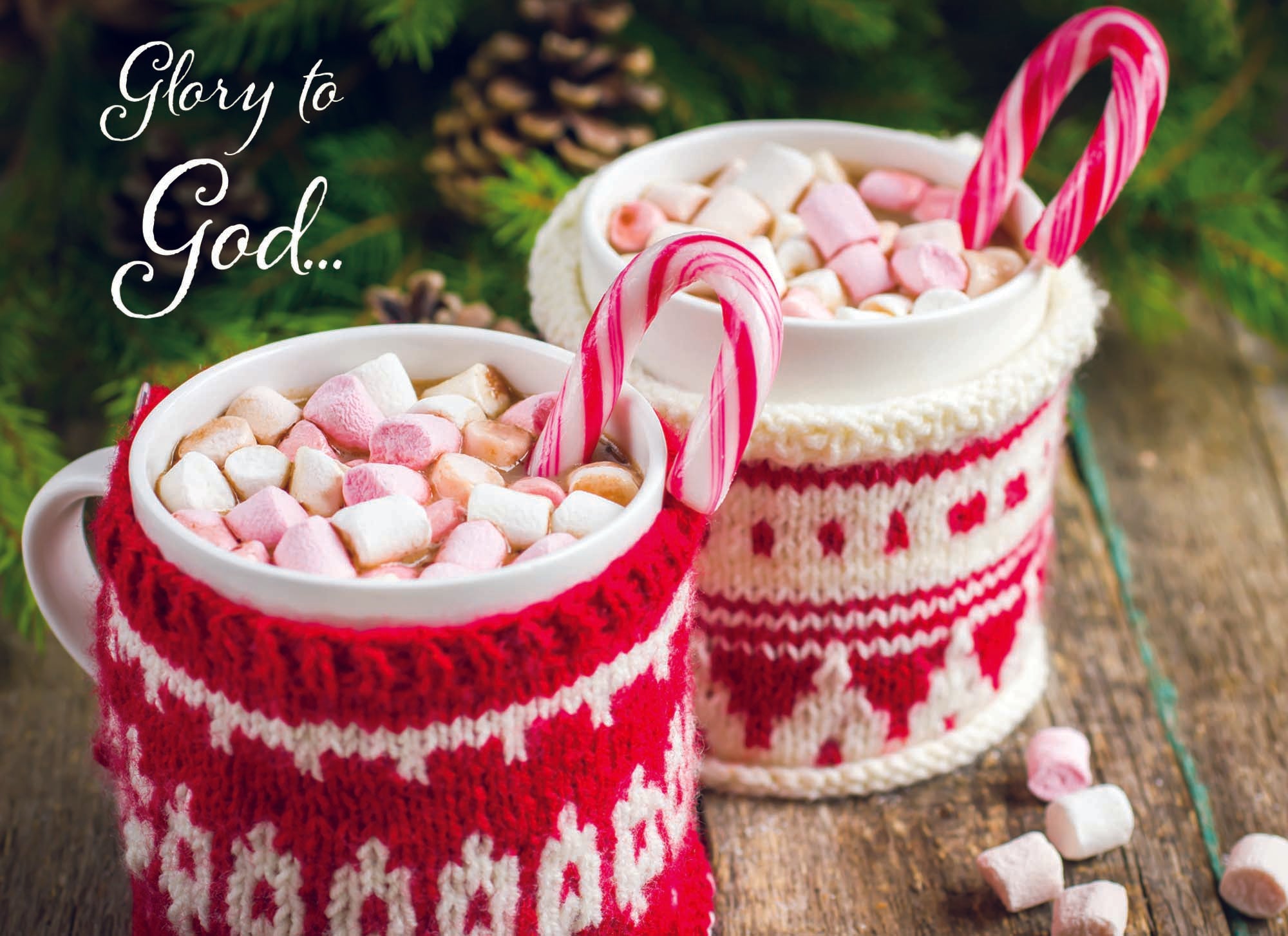 Christian Christmas Cards by Shared Blessings - Cozy Christmas, 12 Religious Cards and Envelopes