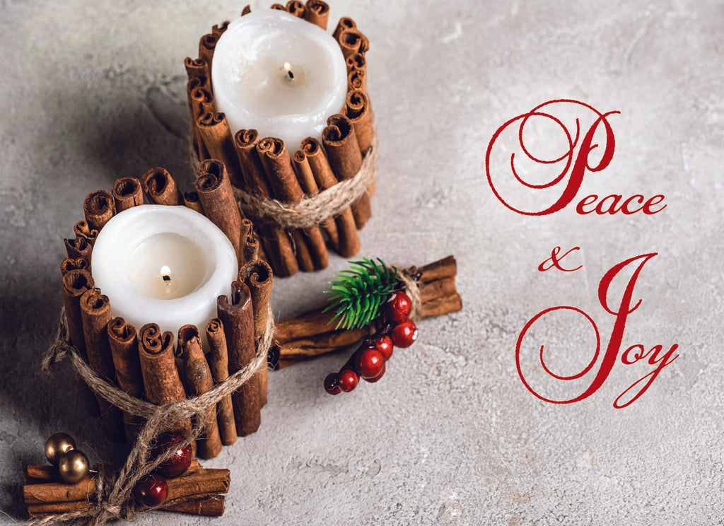 Large Boxed Christmas Card Assortment- Peace and Joy - 24 cards and envelopes