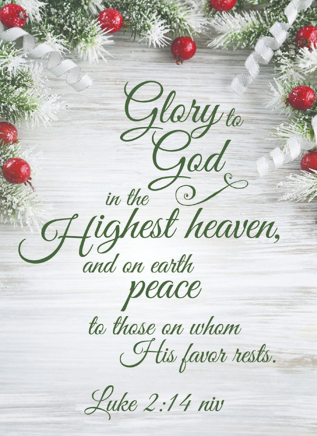 Example of a Christmas Cards - Blessings
