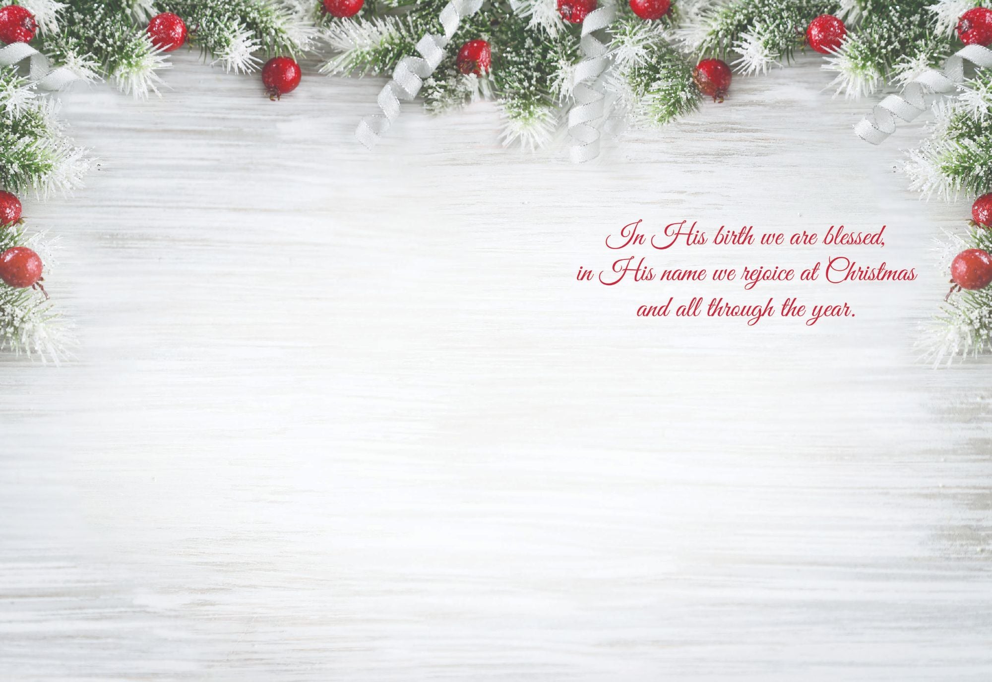 Example of a Christmas Cards - Blessings
