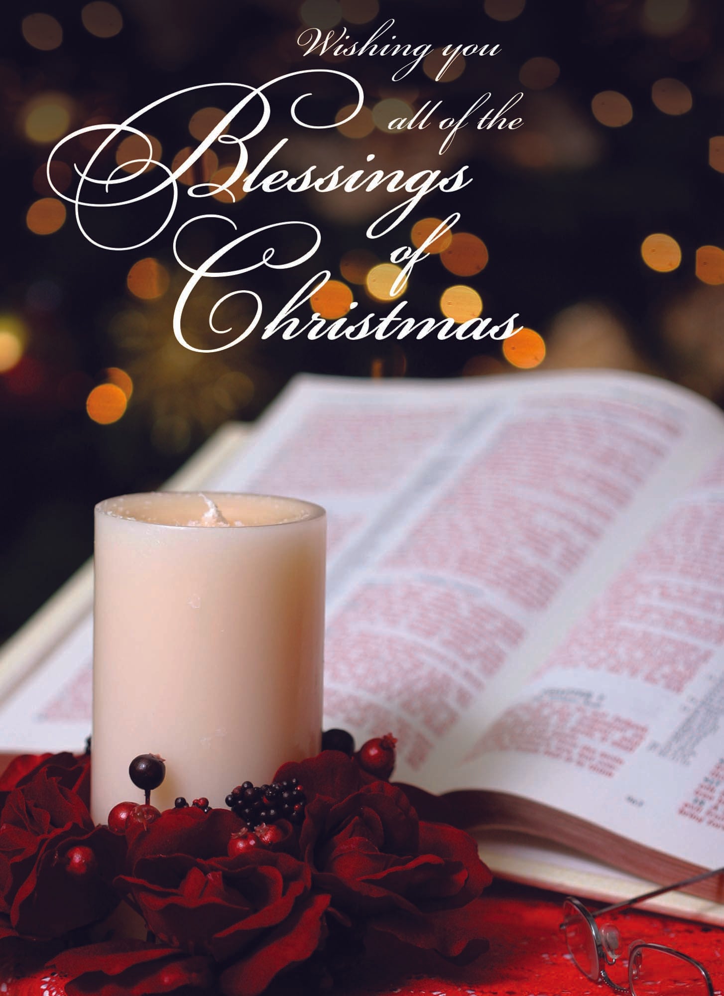 Large Boxed Christmas Card Assortment- Blessings of Christmas - 24 cards and envelopes