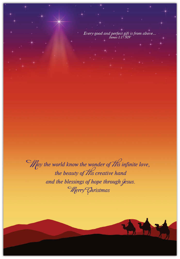 Example of a Christmas Card Assortment - Gifts of Christmas
