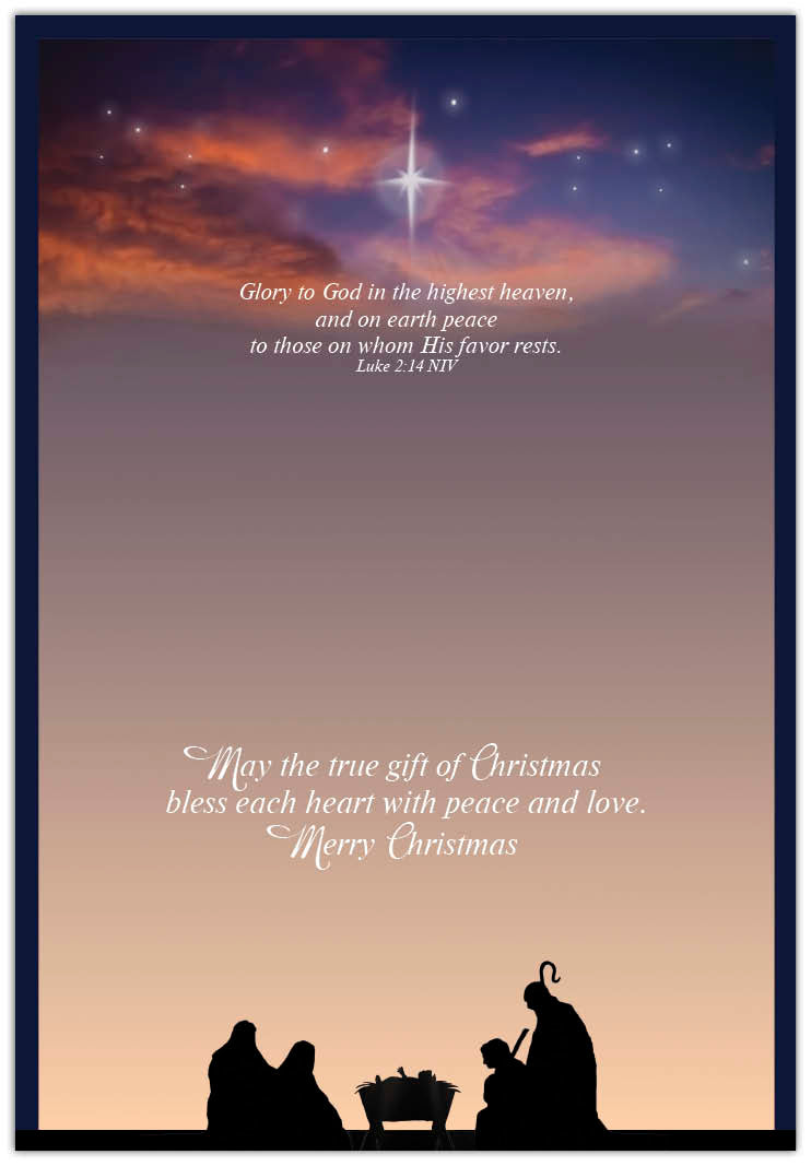 Example of a Christmas Card Assortment - Gifts of Christmas
