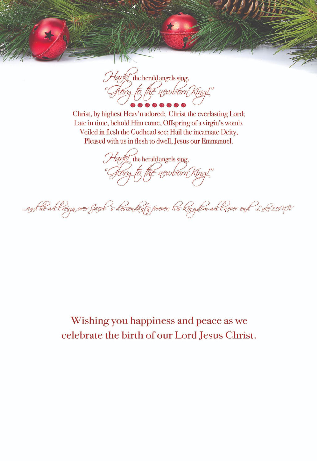 Example of a Christmas Card Assortment - Christmas Hymns
