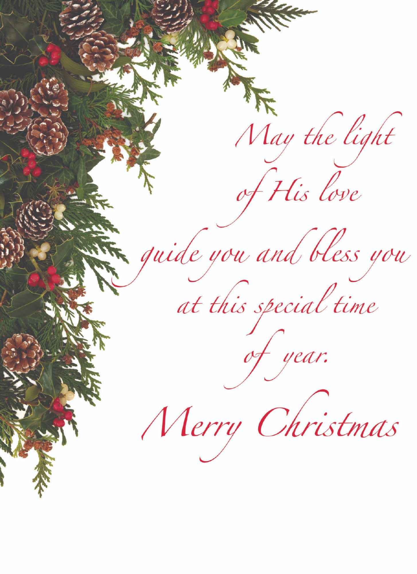 Example of a Christmas Card Assortment - Christmas Hymns
