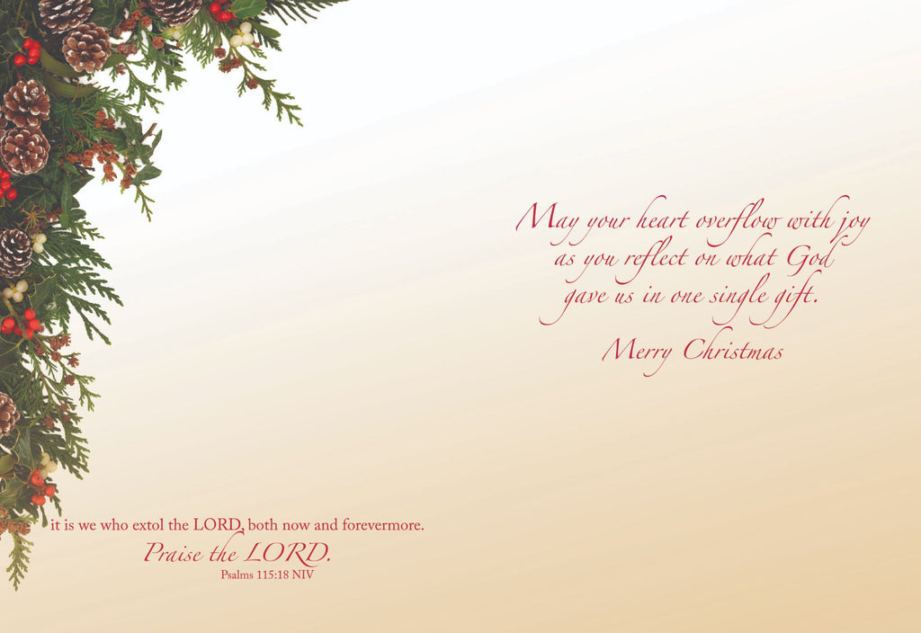 Example of a Christmas Card Assortment - Christmas Hymns
