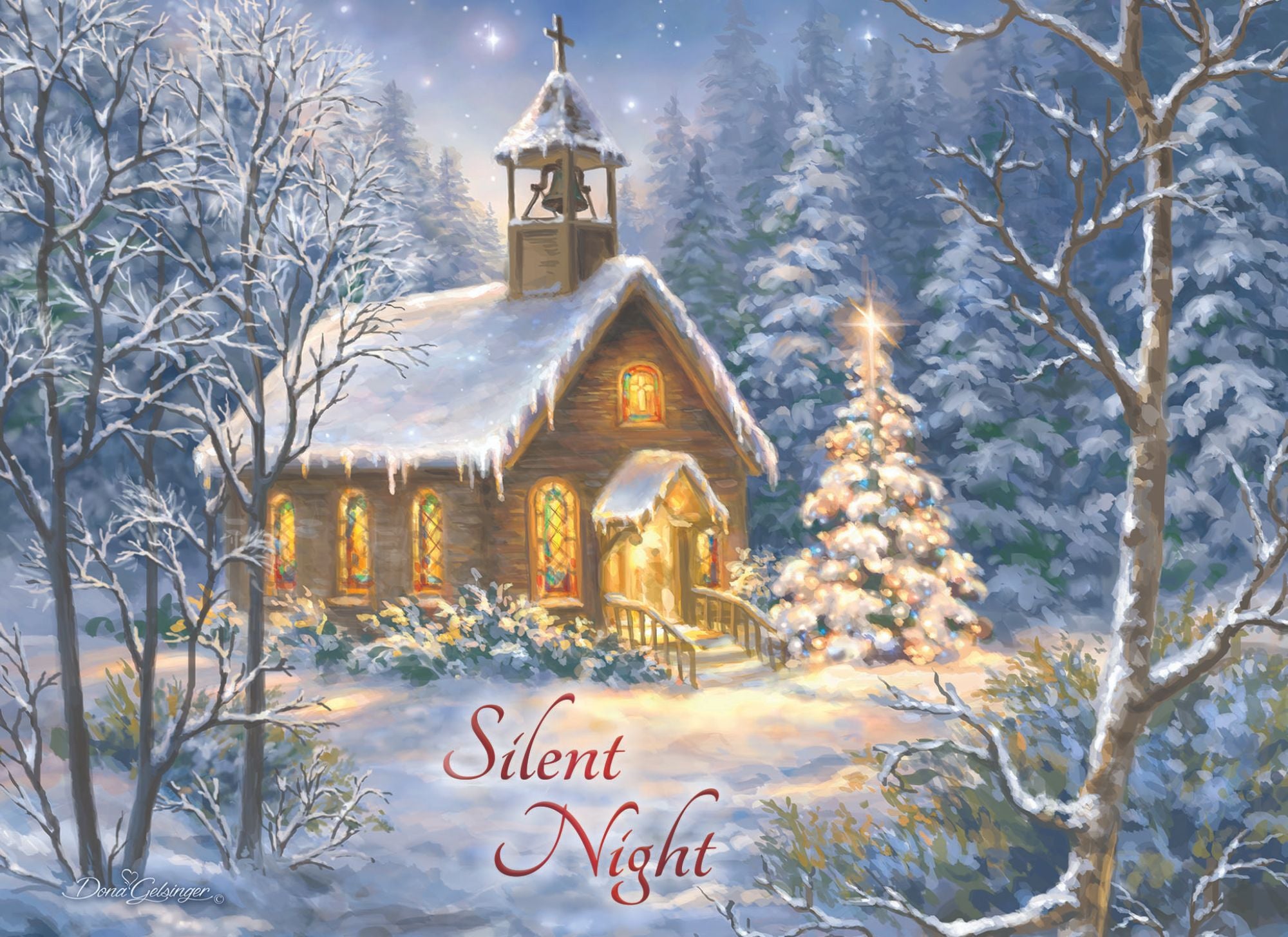 Religious Christmas Cards by Shared Blessings - Christmas Memories, box of 12 Cards and Envelopes