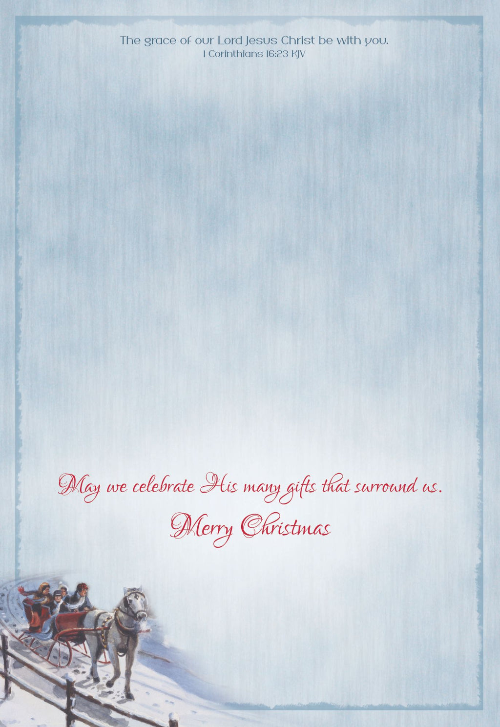 Religious Christmas Cards by Shared Blessings - Christmas Memories, box of 12 Cards and Envelopes