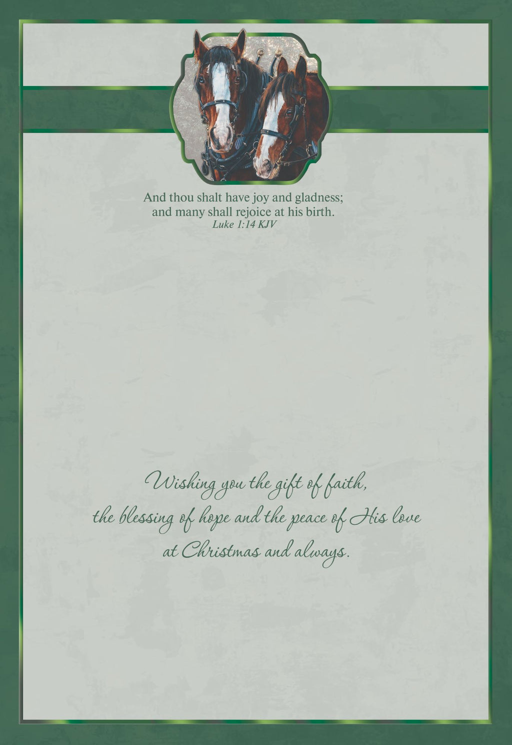 Example of a Christmas Cards - Winters Glow