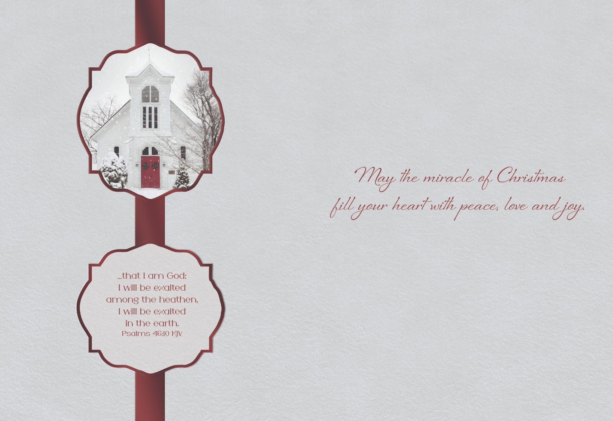 Example of a Christmas Card -Christmas Peace
