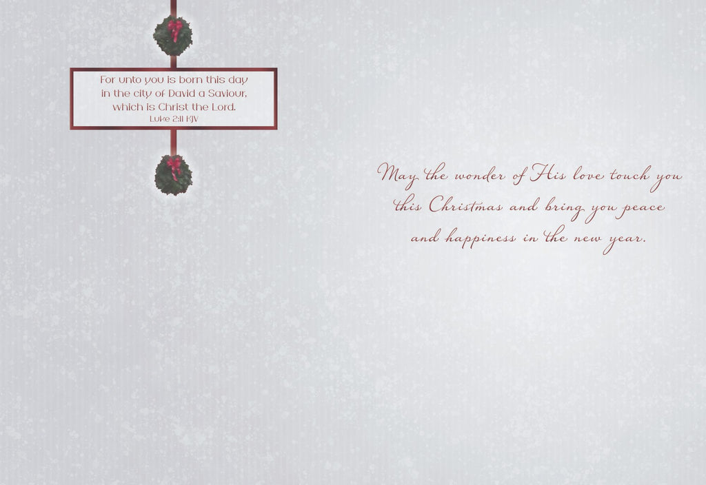 Example of a Christmas Card -Christmas Peace
