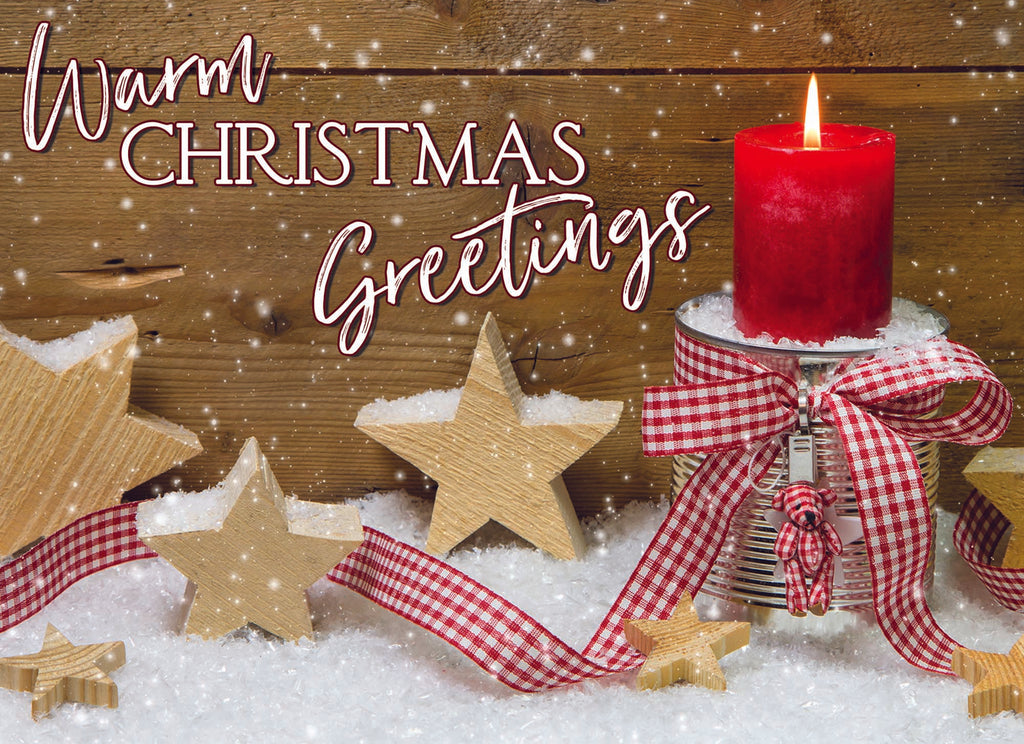 Warm Christmas Greetings Card