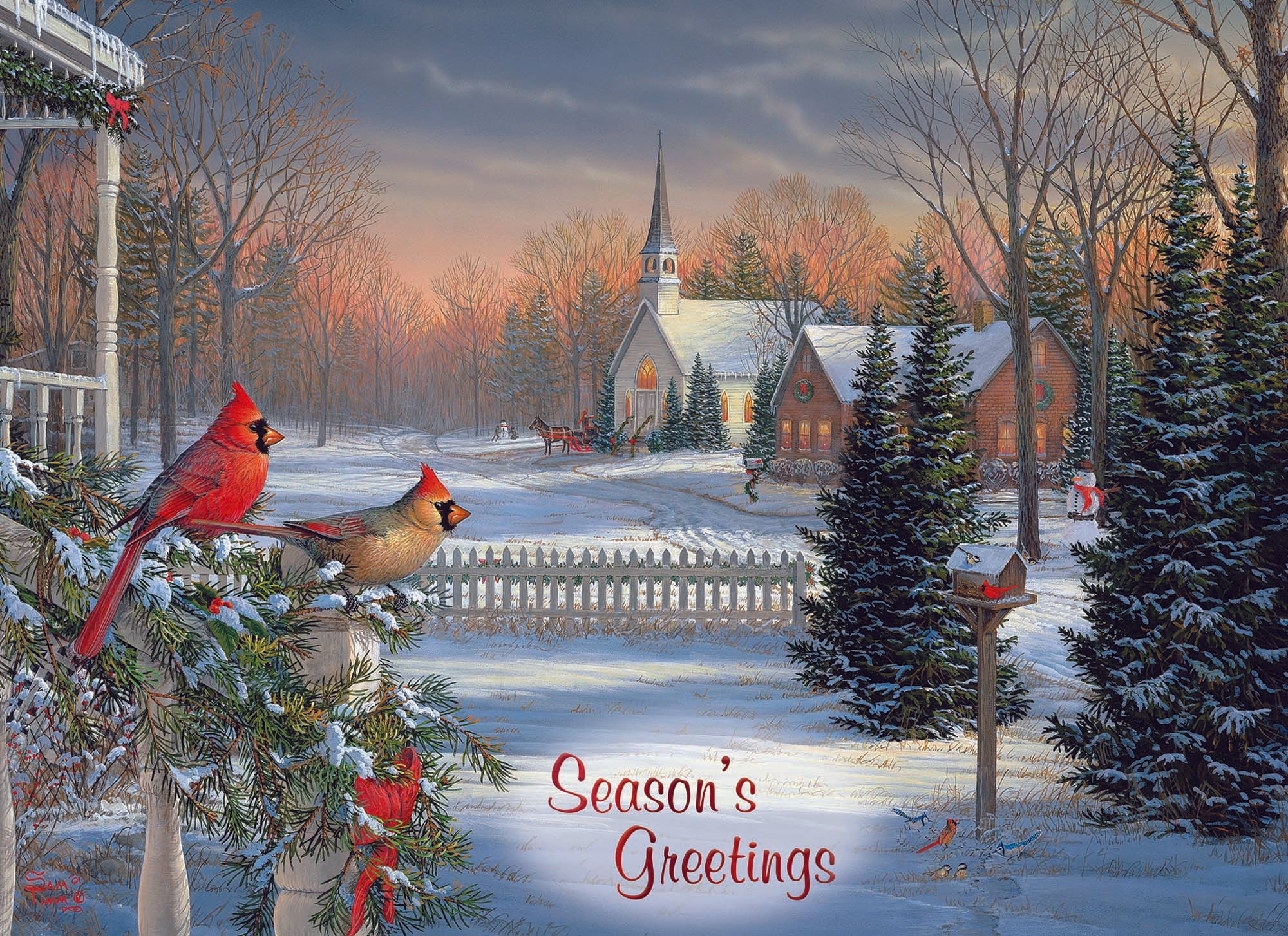 Season's Greetings Card