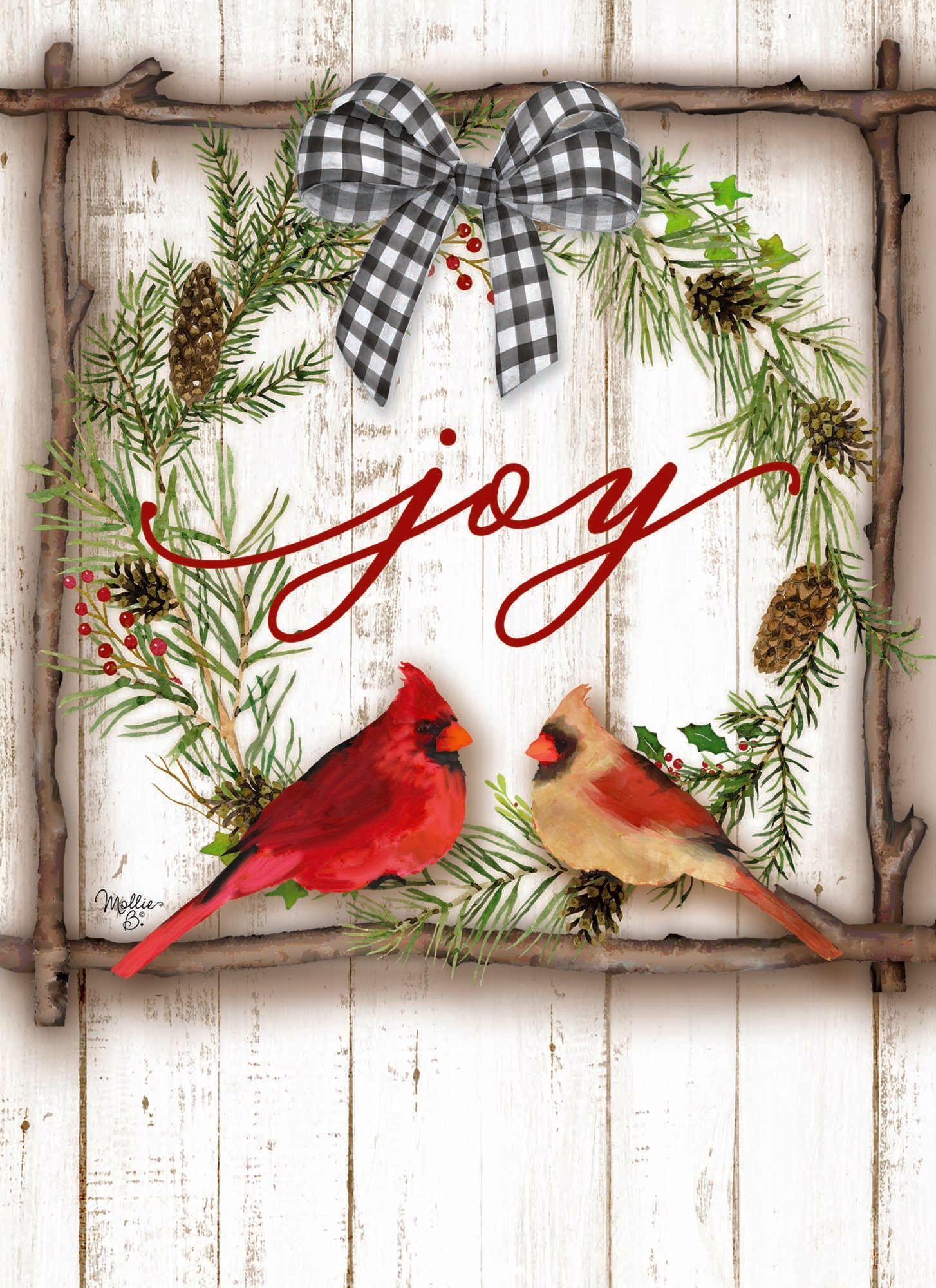 Christian Christmas Cards by Shared Blessings - Joy to the World, 12 Assorted Christmas Cards