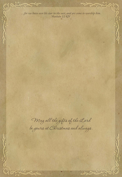 Religious Christmas Cards by Shared Blessings - Nativity - 12 Assorted Cards with KJV Scripture