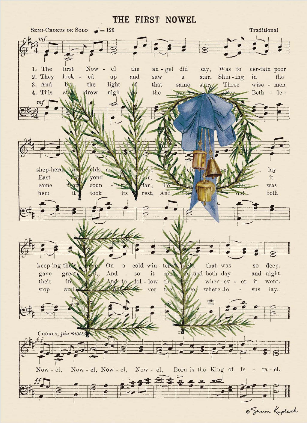 Holy Night Wonders | Religious Christmas Cards by Shared Blessings - 12 Assorted Cards with KJV Scripture