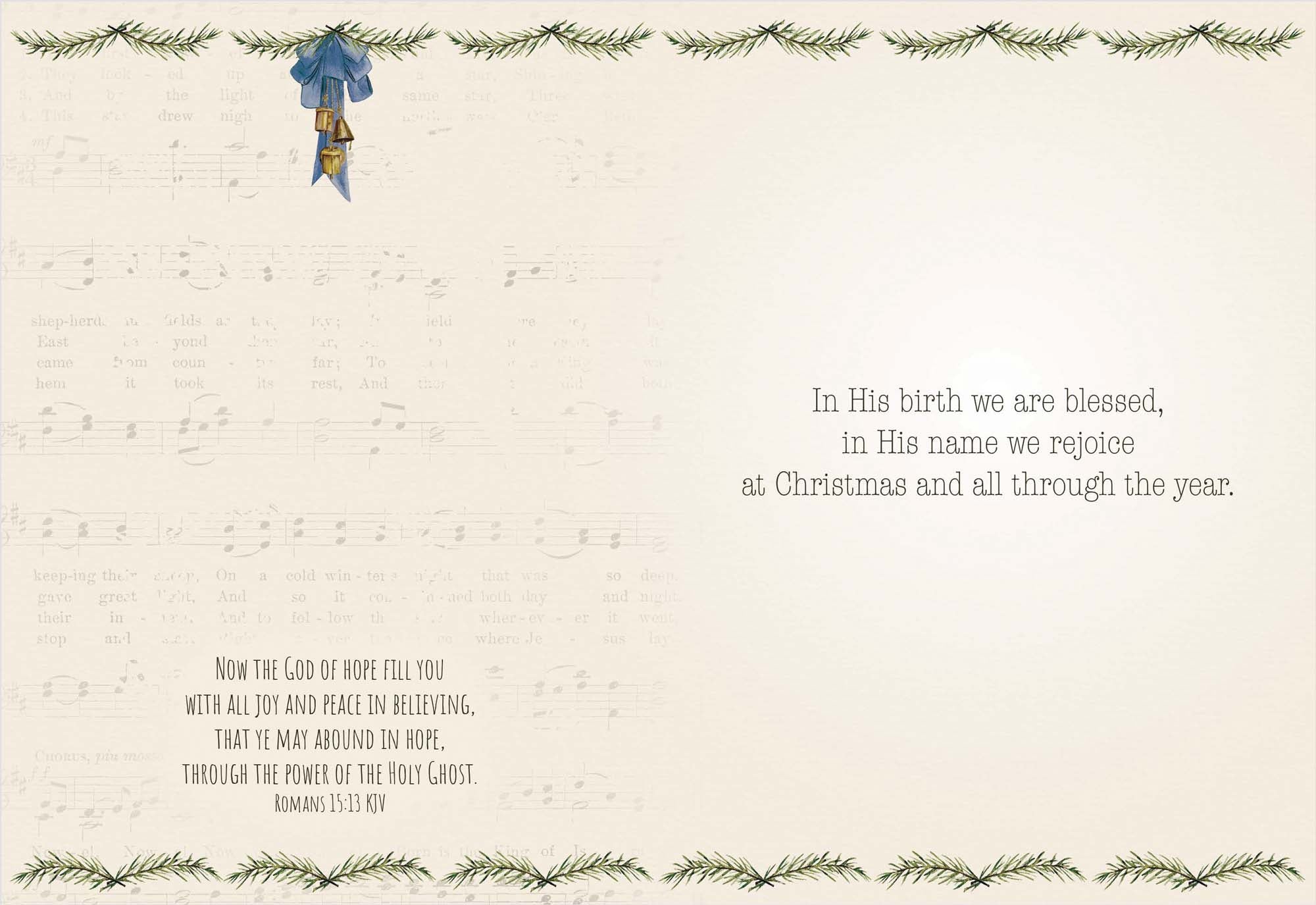 Holy Night Wonders | Religious Christmas Cards by Shared Blessings - 12 Assorted Cards with KJV Scripture