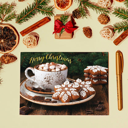 Religious Boxed Christmas Cards by Shared Blessings - Cozy Moments. 12 cards and envelopes