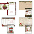 Christian Christmas Cards by Shared Blessings - Joy to the World, 12 Assorted Christmas Cards