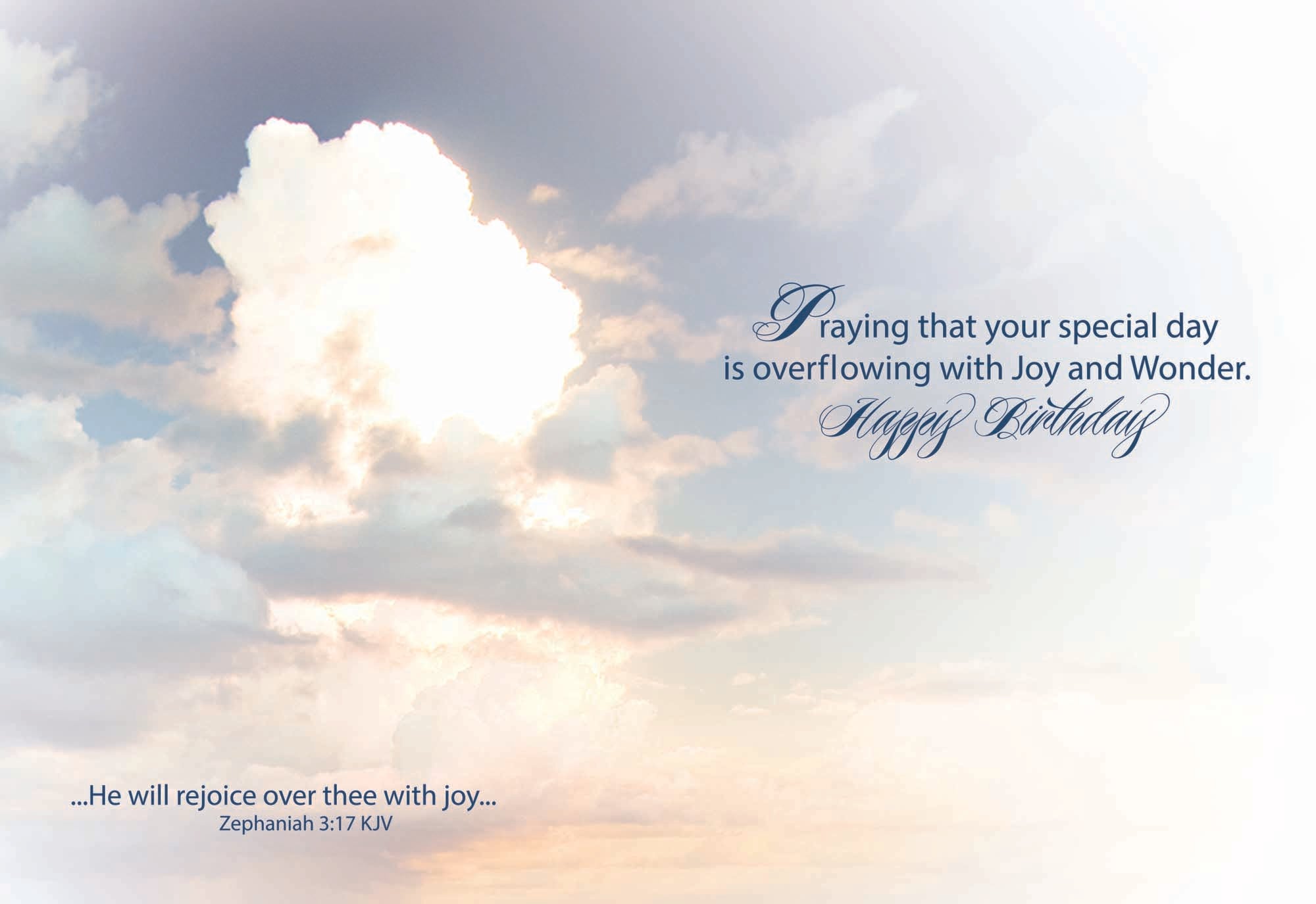 Card 3 Inside Scripture - ...He will rejoice over thee with joy... Zephaniah 3:17 KJV