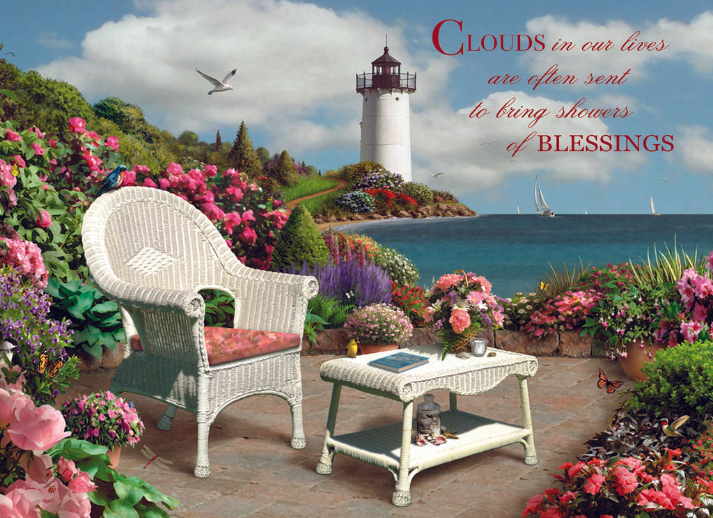 Christian Thinking of You Cards by Shared Blessings- Coastal 12 Cards and Envelopes