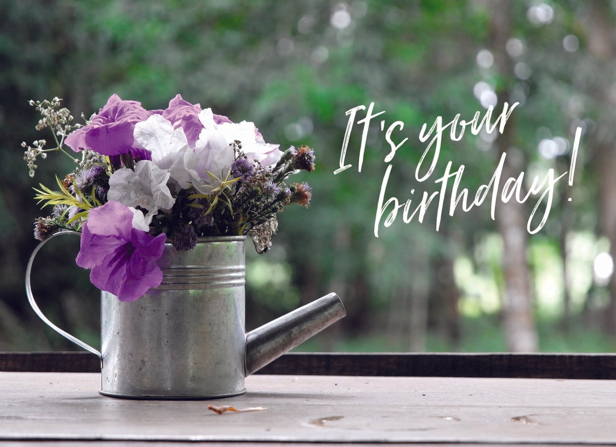 Card Design 2 Front Message - It's your birthday