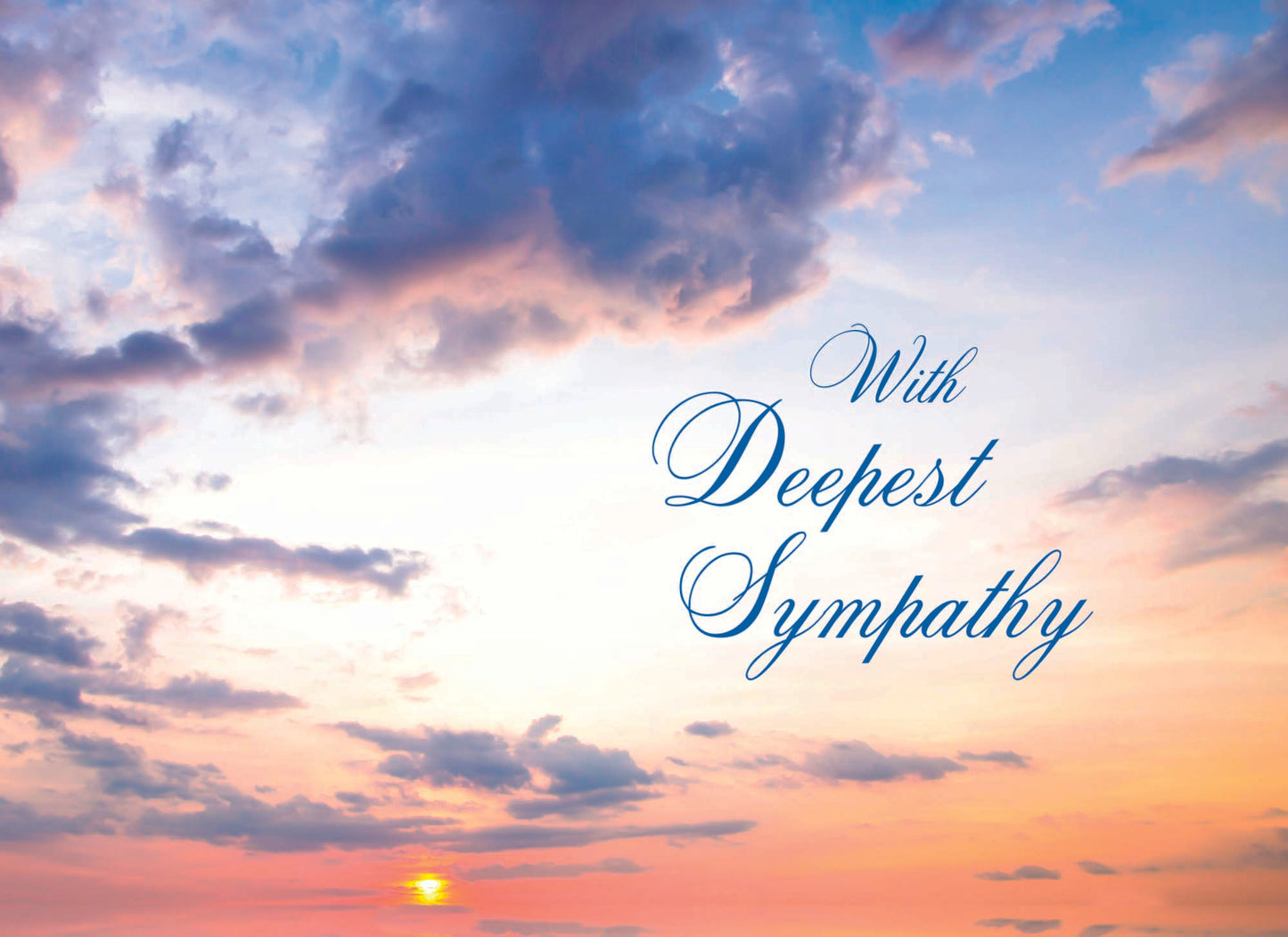 Sympathy - Clouds in the Sky - Assorted Sympathy Cards, Box of 12