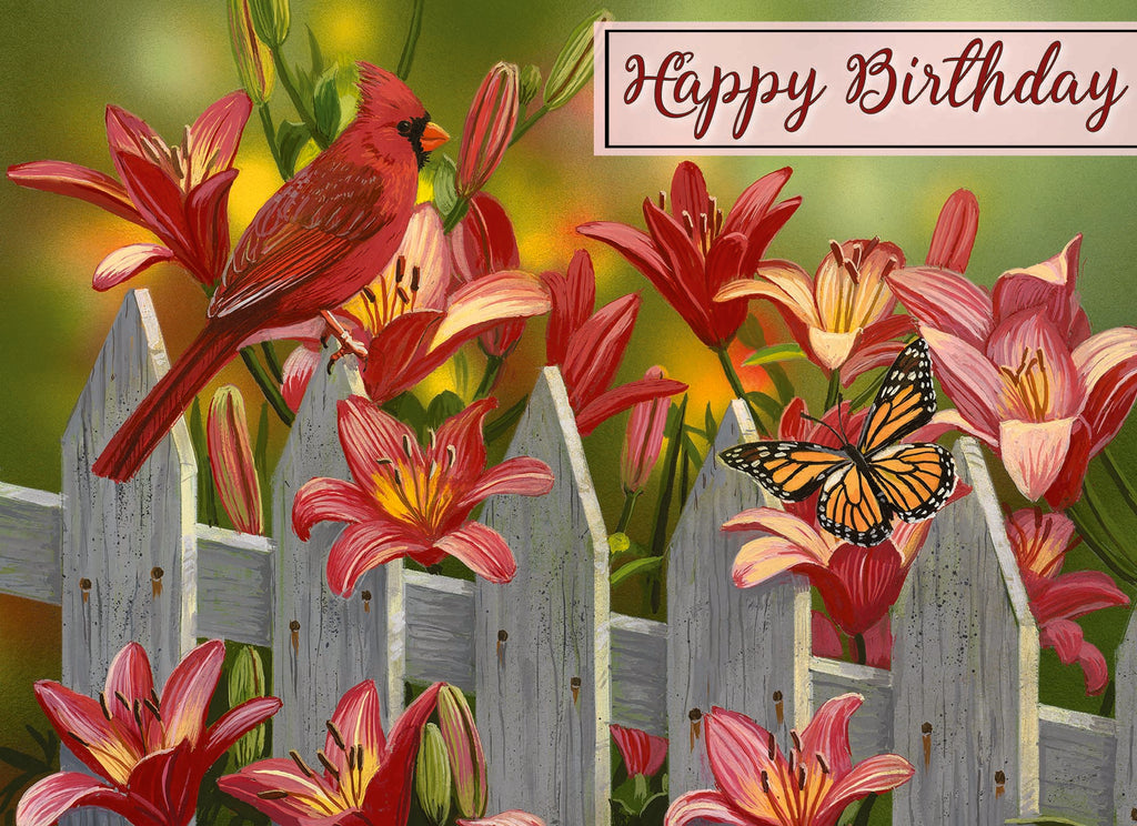 Christian Birthday Cards by Shared Blessings- Birds, 12 Cards and Envelopes