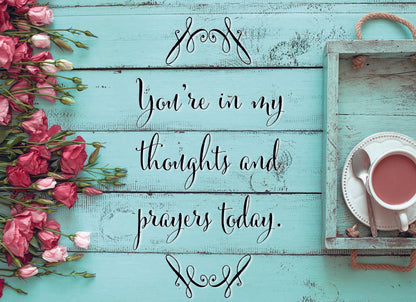 Thinking of You - Gentle Thoughts - Assorted Thinking of You Cards, Box of 12
