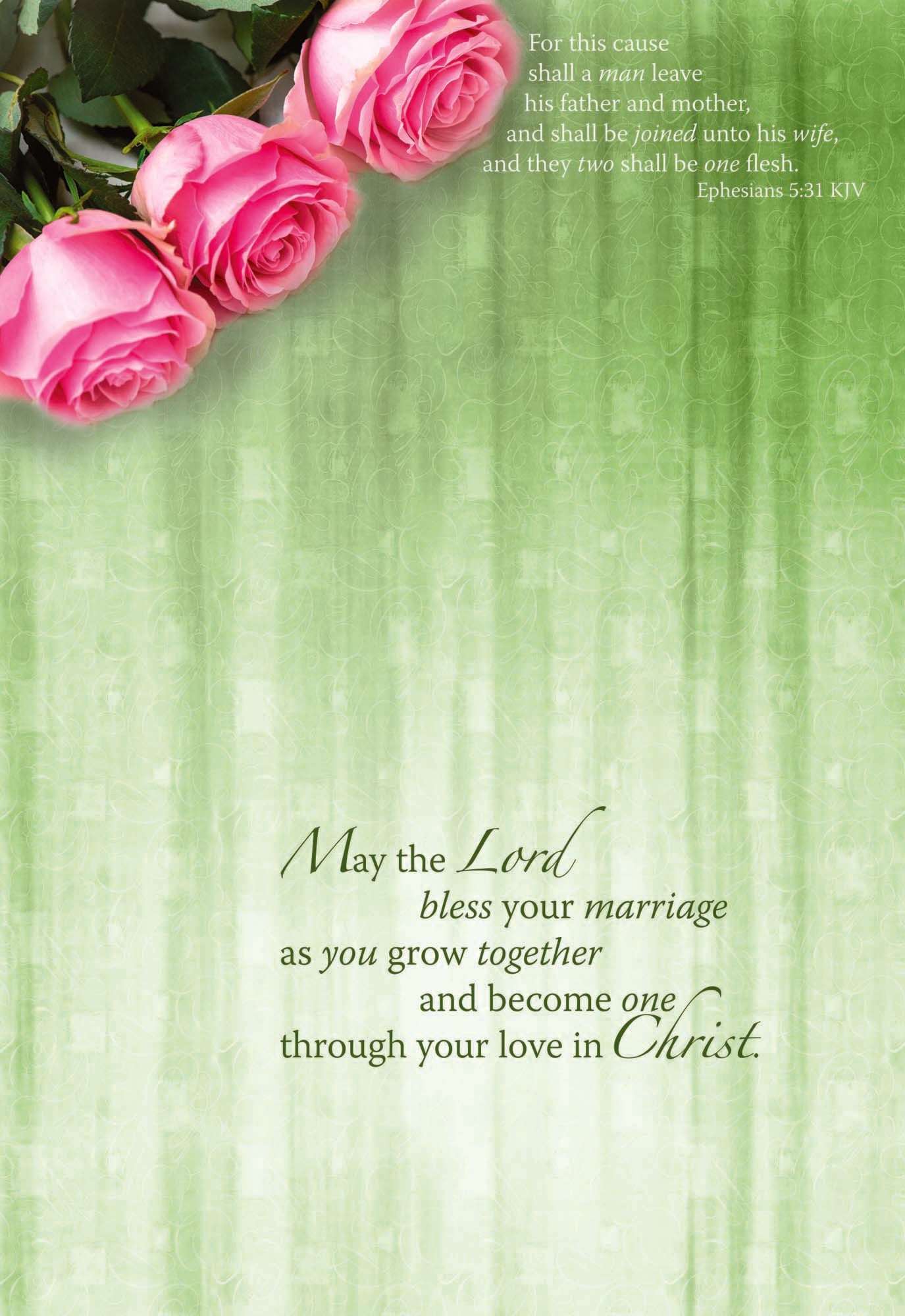 Wedding Florals - Assorted Wedding Cards, Box of 12