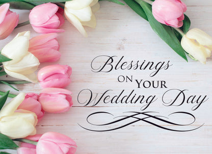 Wedding Florals - Assorted Wedding Cards, Box of 12