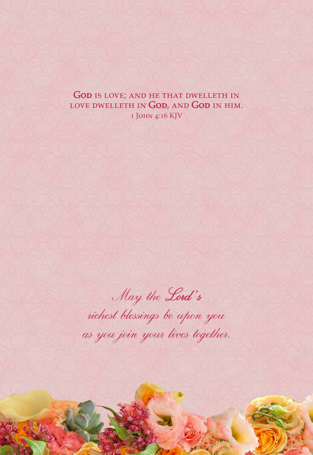 Wedding Florals - Assorted Wedding Cards, Box of 12