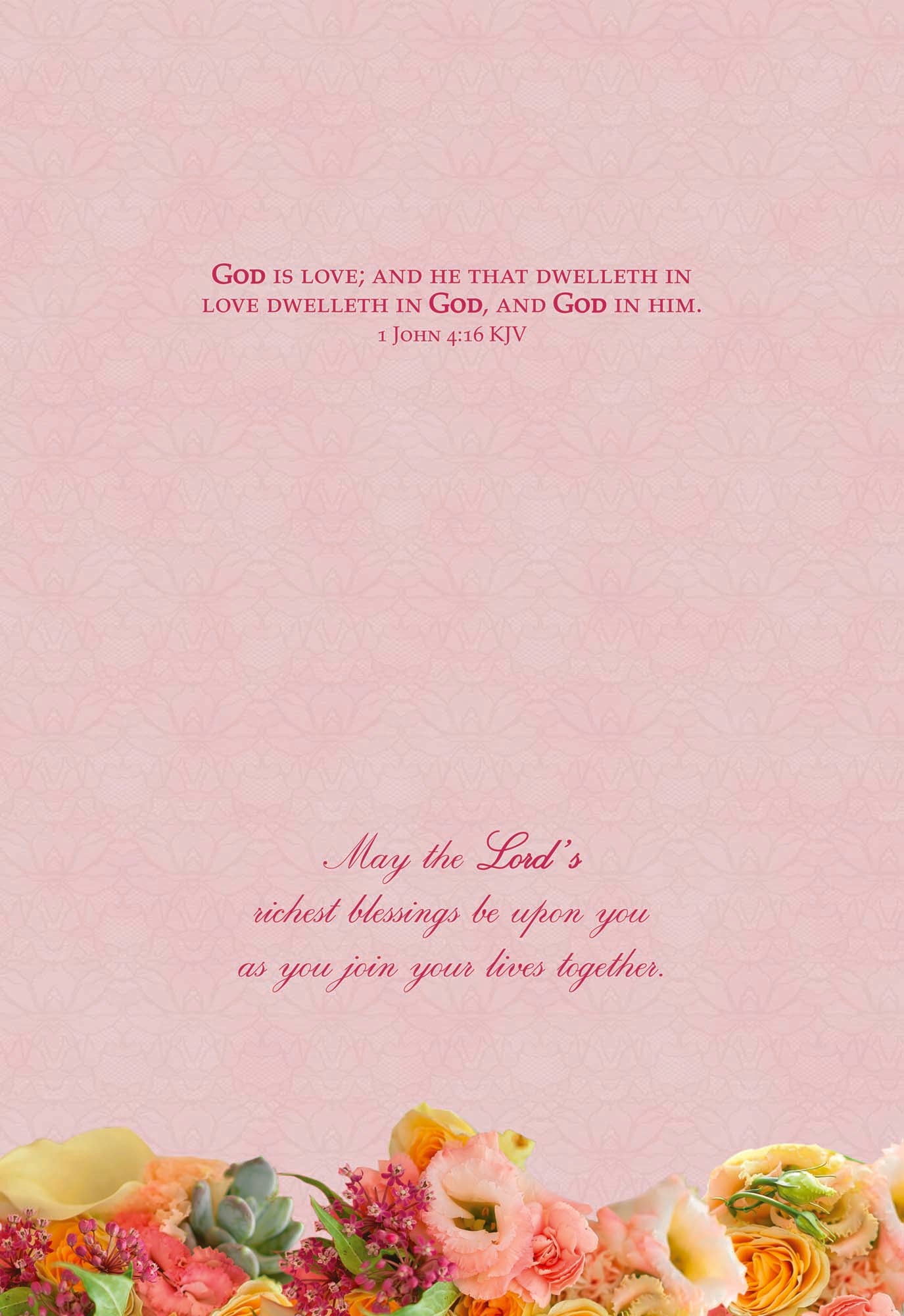 Wedding Florals - Assorted Wedding Cards, Box of 12
