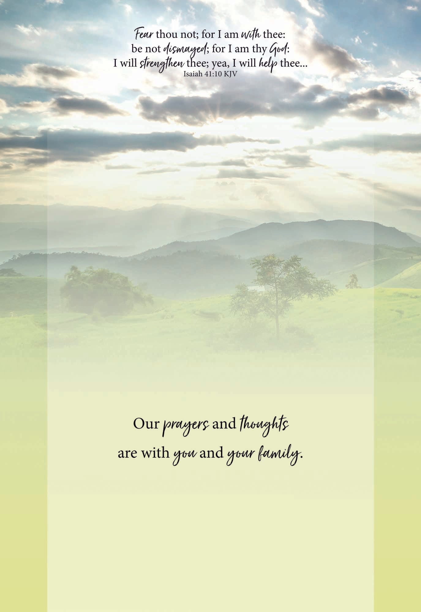 Our prayers and thoughts are with you and your family.