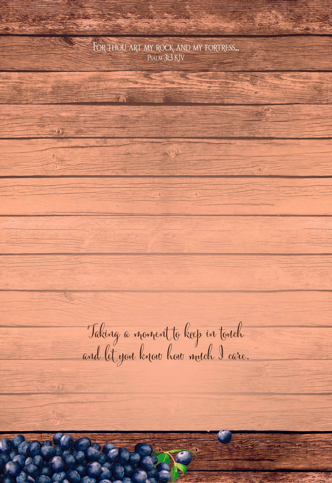 Christian Thinking of You Cards by Shared Blessings- Fruitful Blessings - 12 Cards and Envelopes