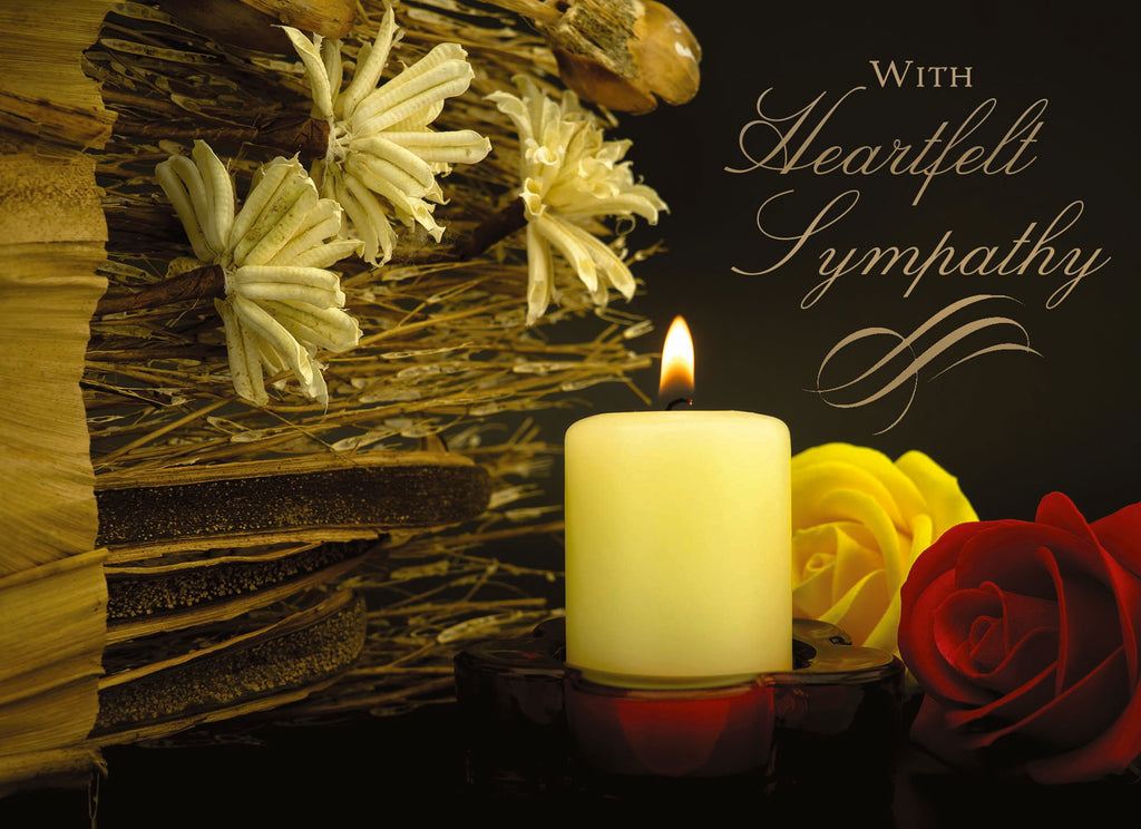 With Heartfelt Sympathy Design