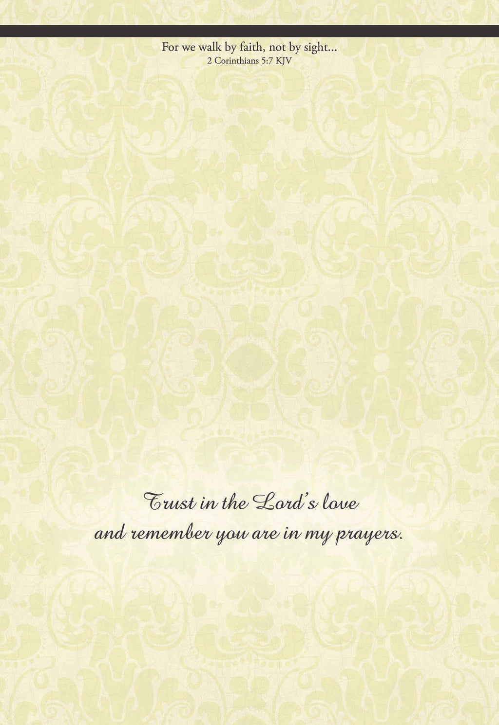 Christian Thinking of You Cards by Shared Blessings- Florally Yours, 12 Cards and Envelopes