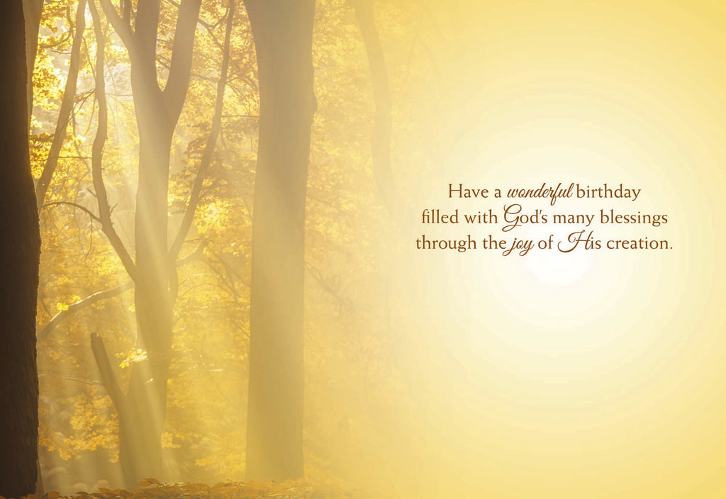 Have a wonderful birthday filled with God's many blessings through the joy of His creation.