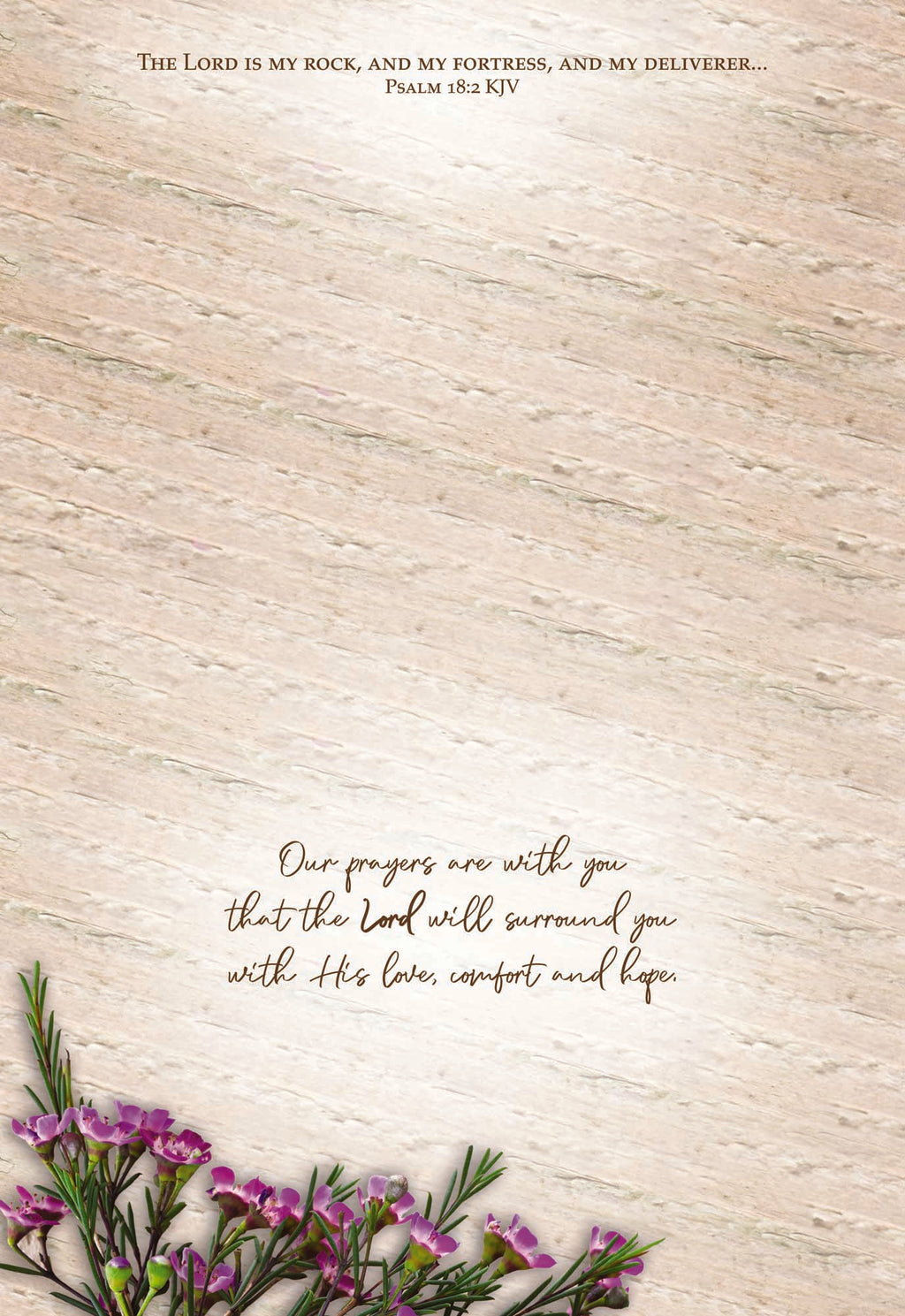 Christian Sympathy Cards by Shared Blessings | Rustic Flowers | 12 Boxed Sympathy Cards