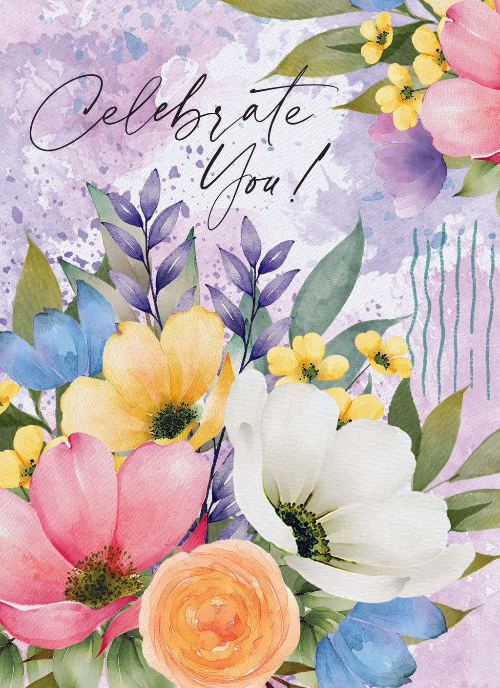 Card Design 1
Front Messages – Celebrate You