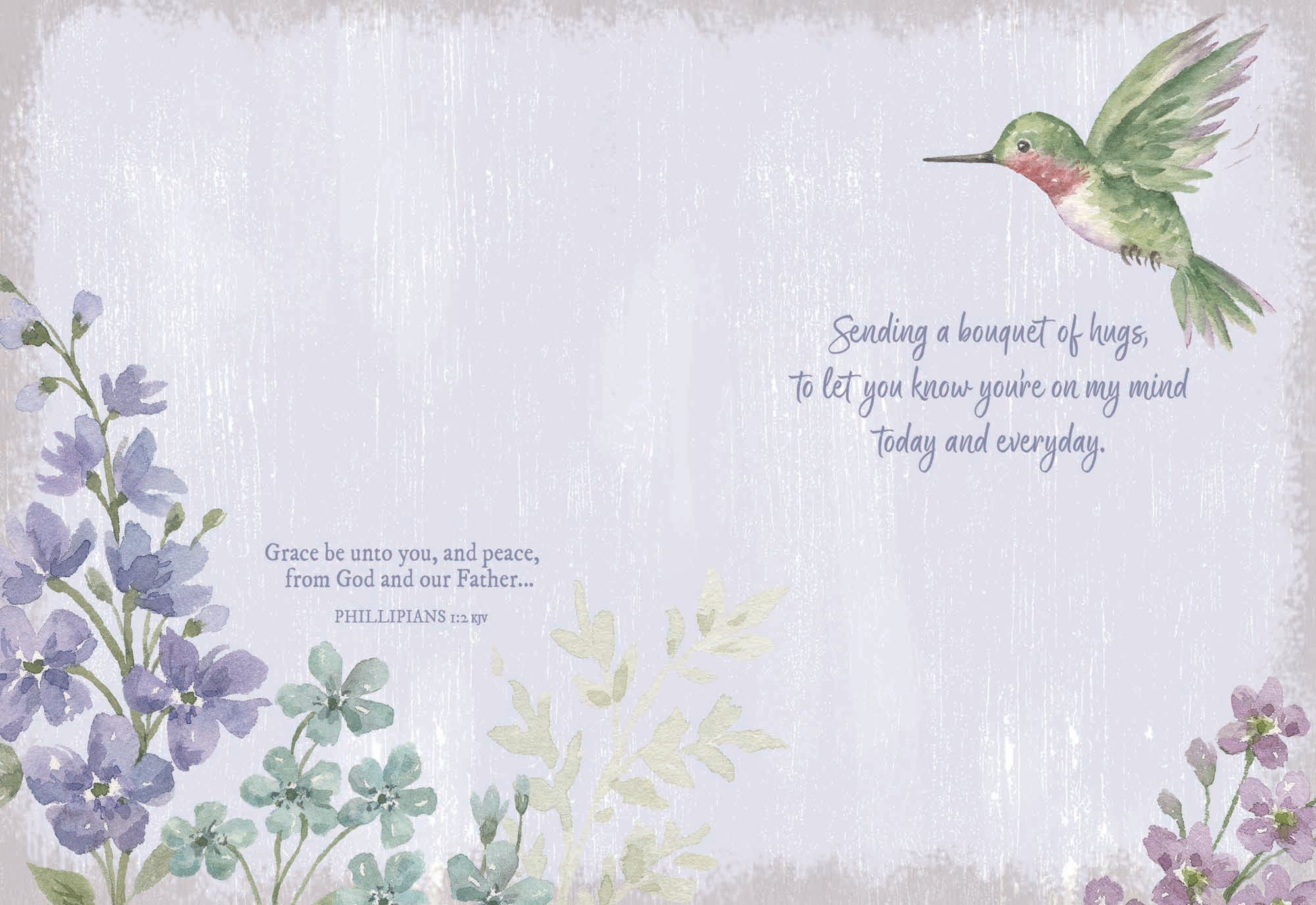 Christian Thinking of You Cards by Shared Blessings, Peaceful Garden, 12 Cards