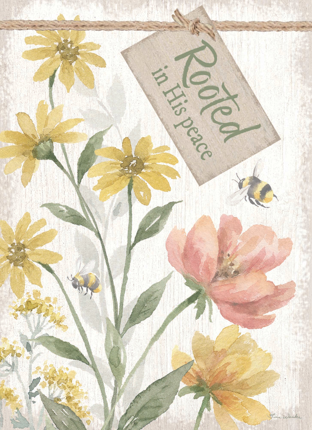 Christian Thinking of You Cards by Shared Blessings, Peaceful Garden, 12 Cards
