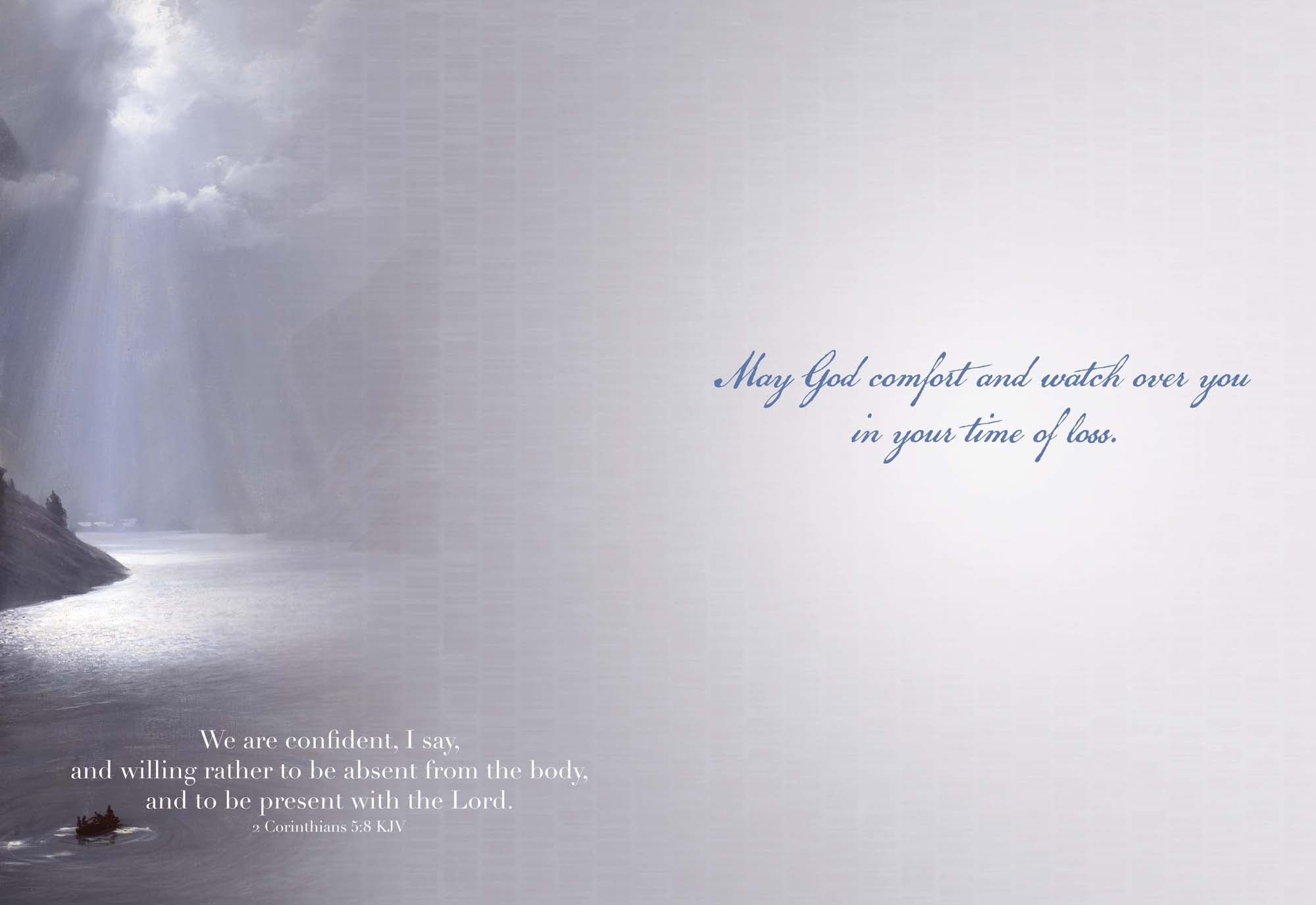 Religious Sympathy Cards | Thoughts of Sympathy - Box of 24 Assorted Sympathy Cards by Shared Blessings